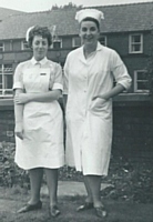 Staff Nurse Sheila Naylor & Sister Gloria Marsh.